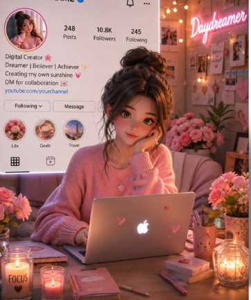 Mahima's Cozy Creative Sanctuary & Digital Lab