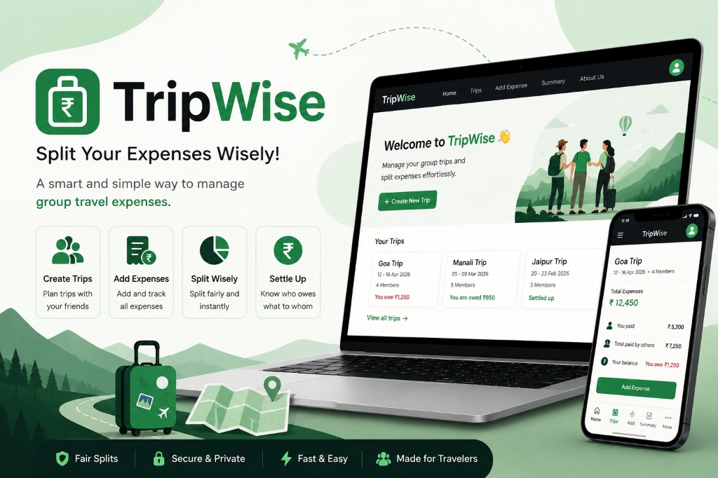 TripWise Platform Interface Mockup